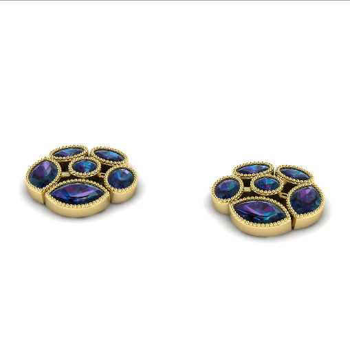 289 Earrings 3D Print Model .c4d .max .obj .3ds .fbx .stl .blend 