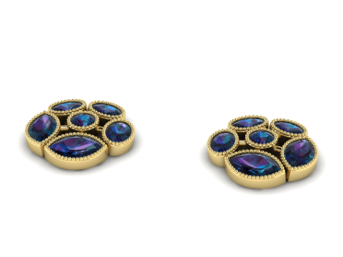 289 Earrings 3D Print Model