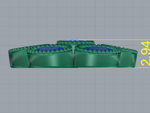 289 Earrings 3D Print Model