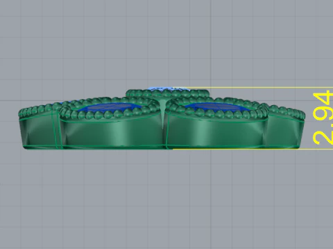 289 Earrings 3D Print Model