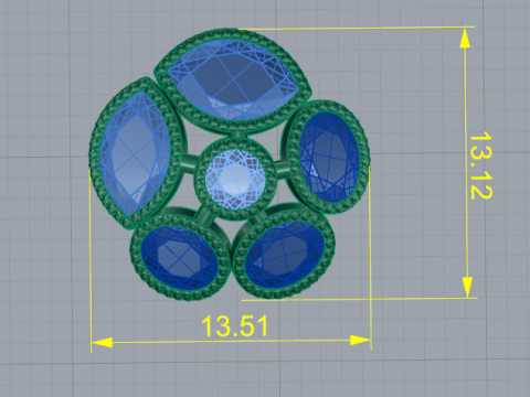 289 Earrings 3D Print Model