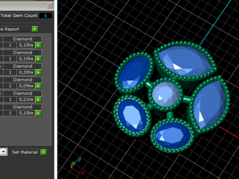 289 Earrings 3D Print Model