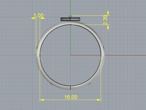 293 Ring with a heart 3DM STL 3D Print Model