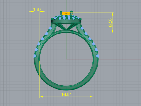 296 Ring for women 3DM STL 3Dプリントモデル