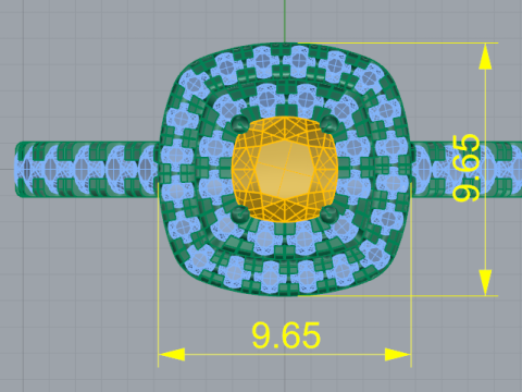 296 Ring for women 3DM STL 3Dプリントモデル