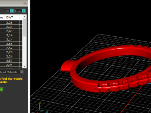 296 Ring for women 3DM STL 3Dプリントモデル