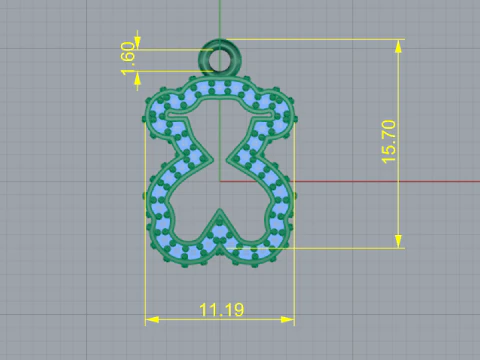 299 Pendant 3DM STL 3D Print Model