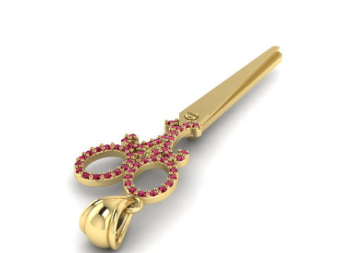300 Pendant scissors 3D 打印模型