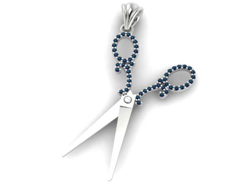 300 Pendant scissors 3D 打印模型