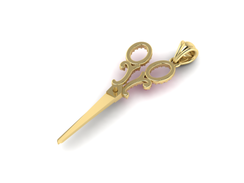 300 Pendant scissors 3D 打印模型