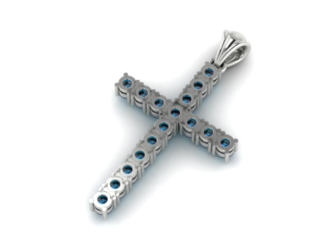 301 Pendant cross 3DM STL 3D 打印模型