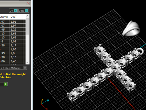 301 Pendant cross 3DM STL 3D 打印模型