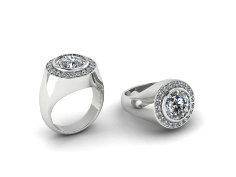 302 손가락 크기의 반지 1650mm 3DM STL 3D 프린트 모델