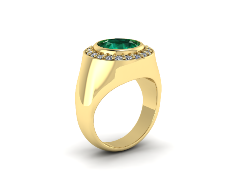 302 Ring with finger size 1650mm 3DM STL Modèles 3D en vedette