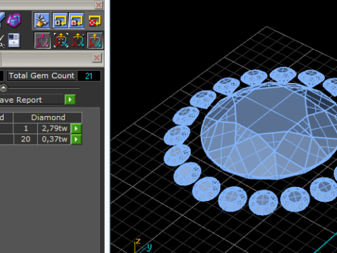 302 Ring with finger size 1650mm 3DM STL Modèles 3D en vedette