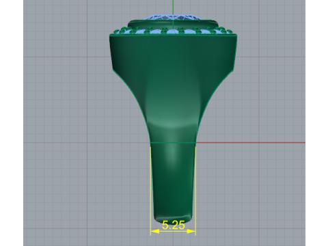 302 Ring with finger size 1650mm 3DM STL Modèles 3D en vedette