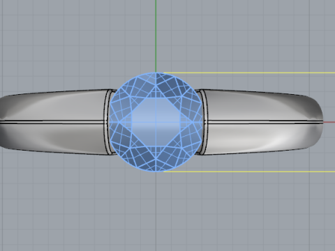 303 Ring with finger size 1780mm 3DM STL 3D Druckmodell