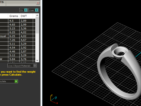 303 Ring with finger size 1780mm 3DM STL 3D Druckmodell