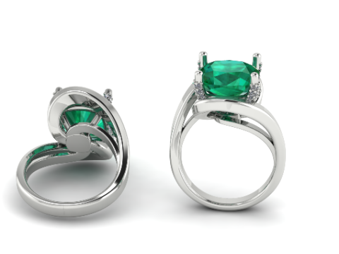 303 Ring with finger size 1780mm 3DM 3DM STL 3D Baskı Modeli