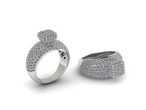 306 Ring for women with finger size 1620mm 3DM STL 3D-printmodel