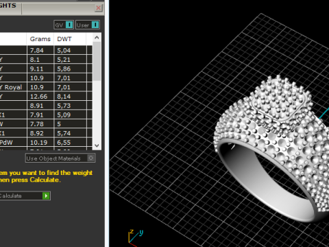 306 Ring for women with finger size 1620mm 3DM STL 3D-printmodel