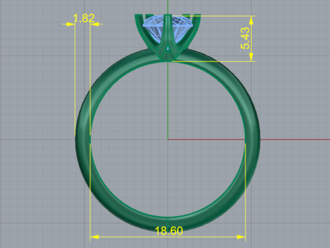 309 Wedding ring 3DM STL 3D Print Model