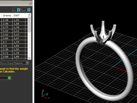 309 Wedding ring 3DM STL 3D Print Model