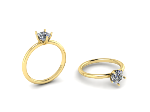 309 Wedding ring 3DM STL 3D Print Model