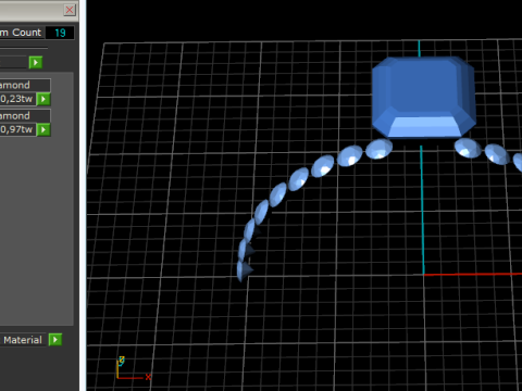 310 Wedding ring with a finger size 1750mm 3DM STL 3D Baskı Modeli