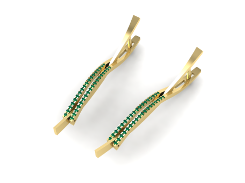 312 Earrings 3DM STL 3D Print Model