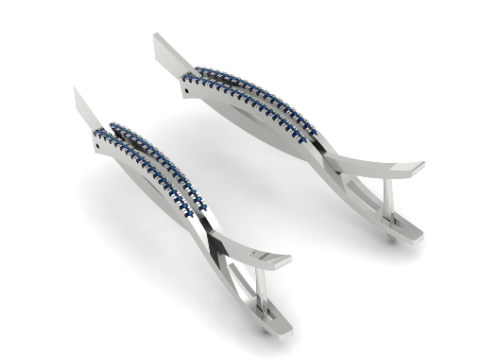 312 Earrings 3DM STL 3D Print Model