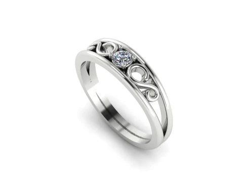 314 Ring with patterns 3DM STL 3D Print Model