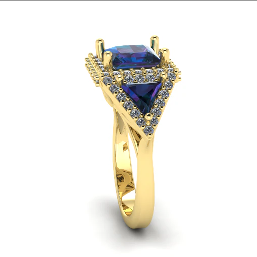 316 Ring for women 3DM STL 3D Print Model .c4d .max .obj .3ds .fbx .stl .blend