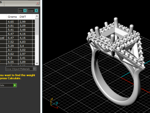 316 Ring for women 3DM STL 3D 打印模型