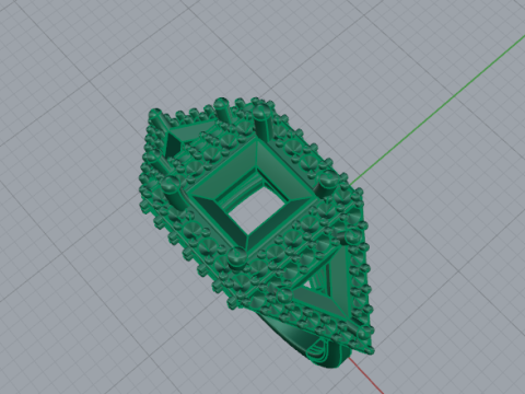 316 Ring for women 3DM STL 3D 打印模型
