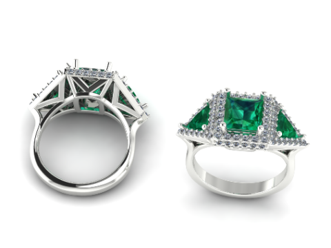 316 Ring for women 3DM STL 3D 打印模型