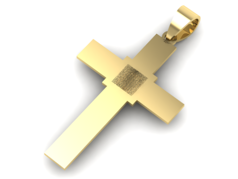 317 Pendant cross 3DM STL 3D प्रिंट मॉडल