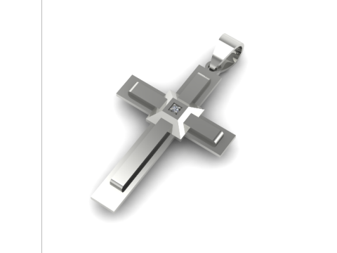 317 Pendant cross 3DM STL Modelo de Impressão 3D