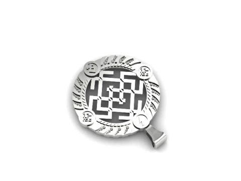 317 Pendant cross 3DM 318 Amulet Belobog or Svarozhich 3DM STL 3D Print Model