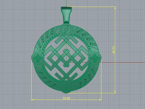 317 Pendant cross 3DM 318 Amulet Belobog or Svarozhich 3DM STL 3D Print Model