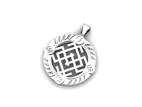 317 Pendant cross 3DM 318 Amulet Belobog or Svarozhich 3DM STL 3D प्रिंट मॉडल