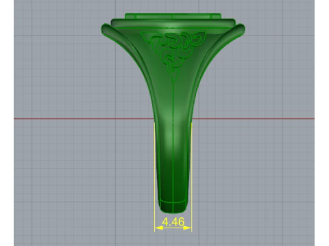 319 Mens ring with patterns 3DM STL 3D Print Model
