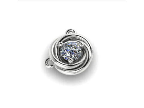 325 Pendant with stone 3DM STL 3D Print Model