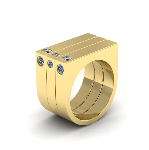 326 Ring 3DM STL 3D Print Model .c4d .max .obj .3ds .fbx .stl .blend 