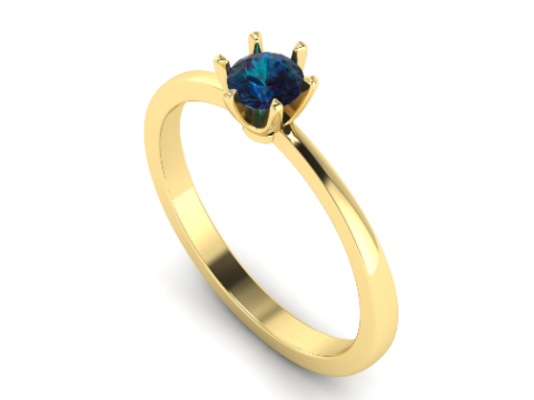 327 Engagement ring 3DM STL Model do druku 3D