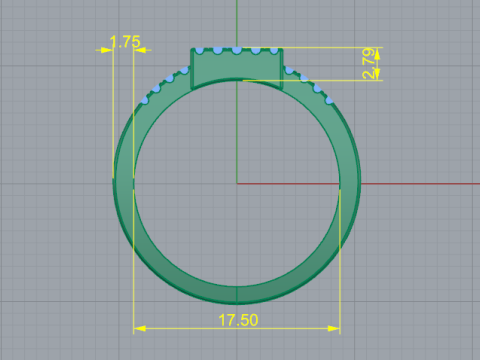 328 Ring 3DM STL 3D Print Model