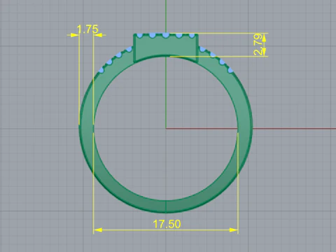 328 Ring 3DM STL 3D Print Model