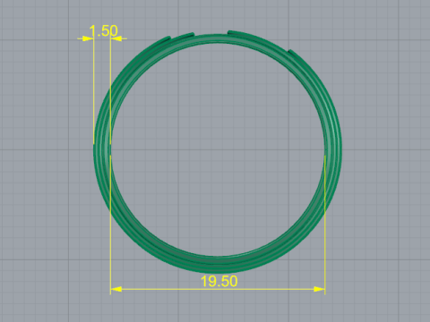 329 Womens ring with stones 3DM 330 Wedding ring 3DM STL 3D Print Model