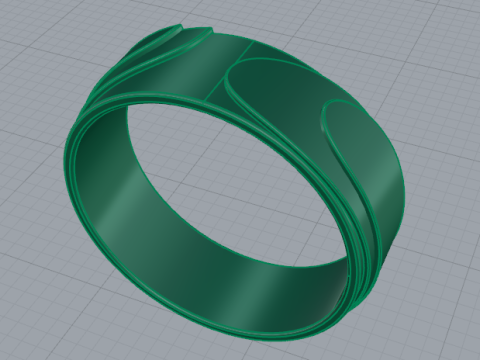 329 Womens ring with stones 3DM 330 Wedding ring 3DM STL 3D Print Model