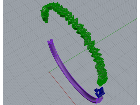 332 Bracelet 3DM STL Model Cetak 3D